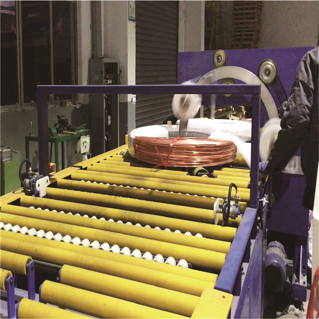 Máquina empacadora de bobinas de tubo de cobre 